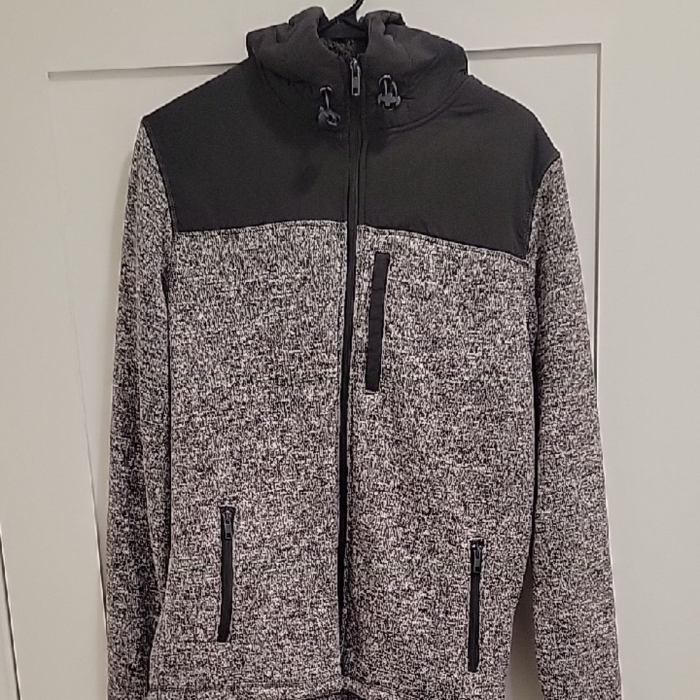 Men's Black and Gray Sweater Primark